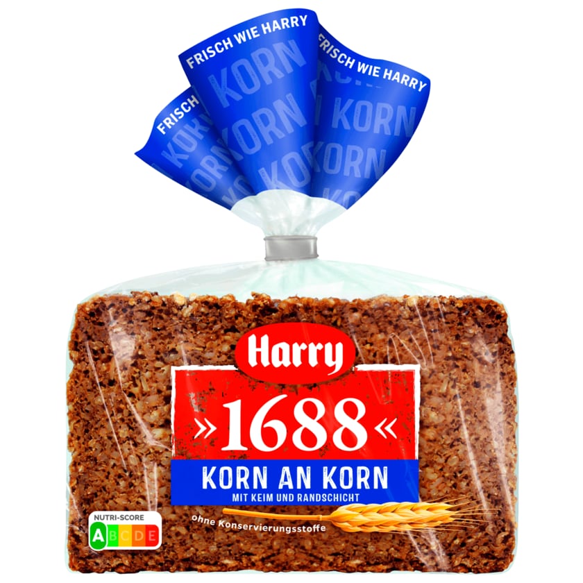 Harry 1688 Roggenvollkornbrot Korn-an-Korn 500g